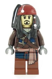 LEGO Minifigure-Captain Jack Sparrow Voodoo-Pirates of the Caribbean-poc029-Creative Brick Builders